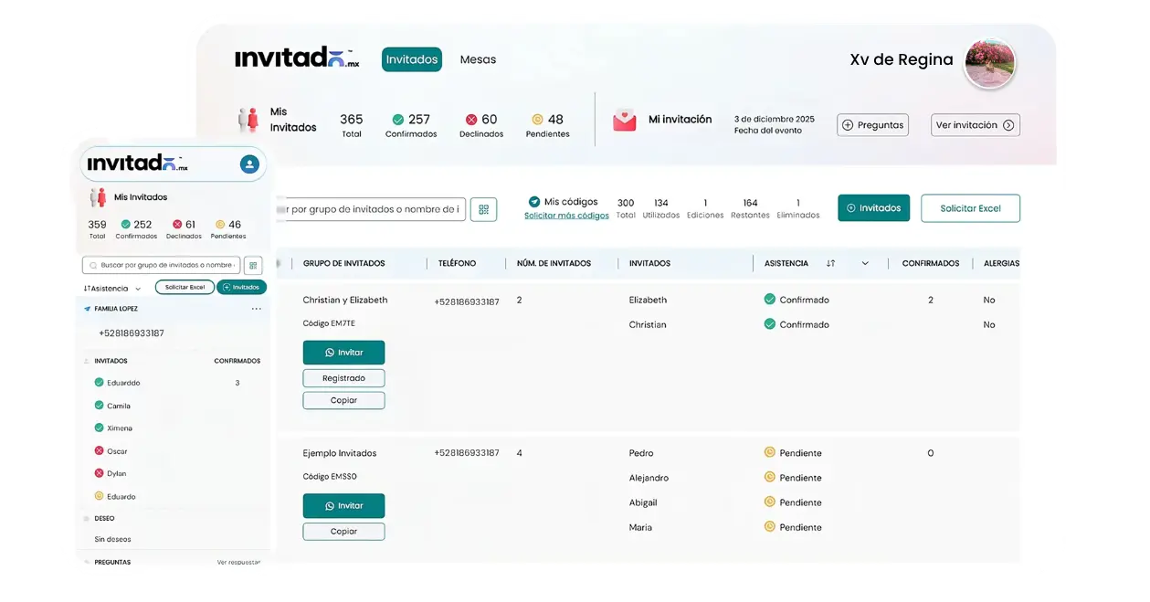 Invitado Dashboard App