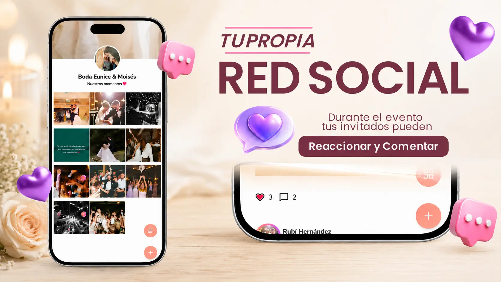 Tu propia red social durante el evento